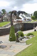 Nessy characters by the locks